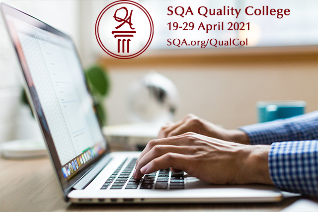 SQAHeadquarters's tweet photo. Thank you for supporting our virtual #SQA2021 Annual Meeting this week! For the next two weeks we're shifting to #QualityCollege mode! 📚 Check out the schedule and register to attend at https://t.co/SHg3RneOXW! https://t.co/2oABLq2uNA