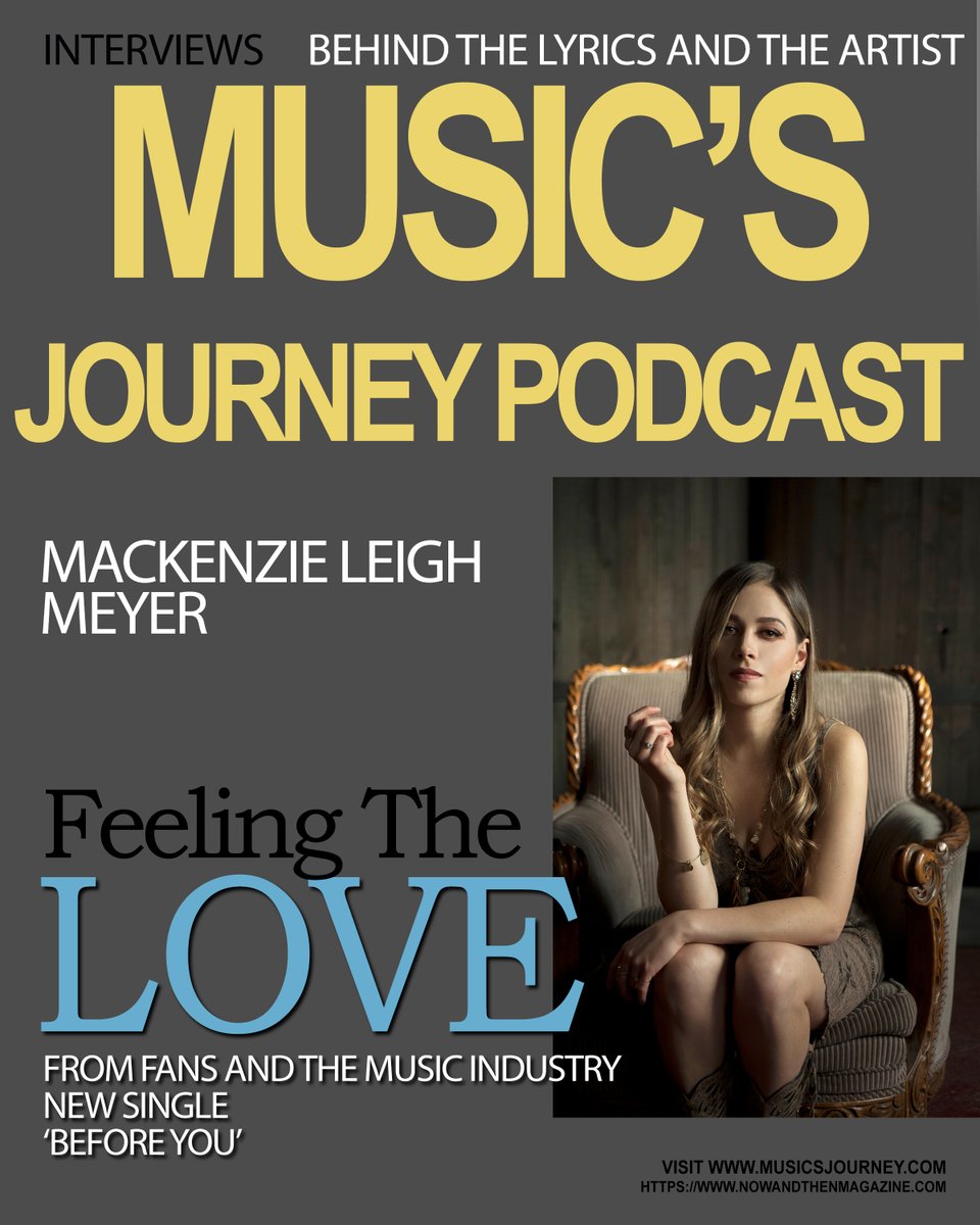 @MusicsJourney #interview w/ Canadian Country Rising Star @DiveBar_Diva Mackenzie Leigh Meyer Feeling The #LOVE from the fans with her #NewSingle #BeforeYou If you are a fan of horror movies, check out Meyer's imitation! #JeffDalziel @sharp9music Listen at musicsjourney.com/1084946/834497…