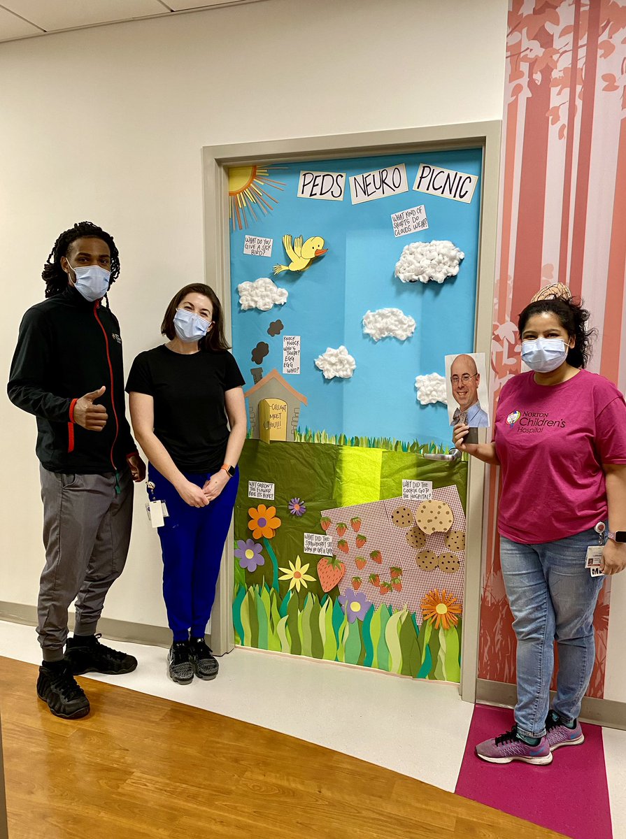 Y’all, <a href="/NortonChildrens/">Norton Children's</a> Child Neuro office is doing a door decorating contest.. and all of us have taken this competition very seriously! 

This is our door.. (the best door really, <a href="/Barton_cr/">Chris Barton</a>!)