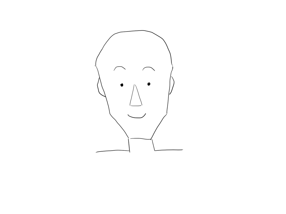 asimo_sub1's tweet photo. イラスト生活2日目
簡単な顔の書き方なるものらしい
リュウを初めて触った時も多分こんな感じだった https://t.co/GQJyV9Ucx7