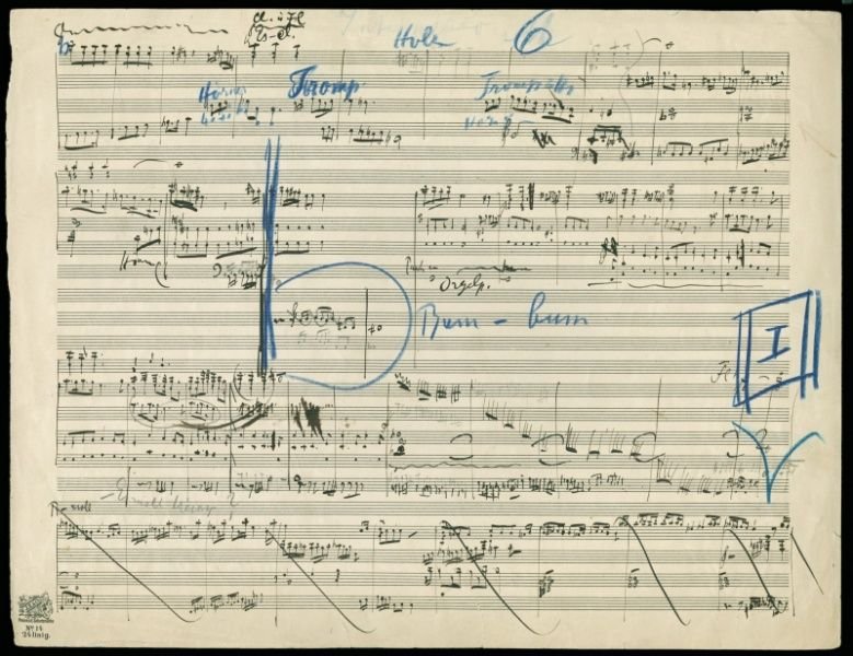 Mahler's sketches for his 4th symphony!