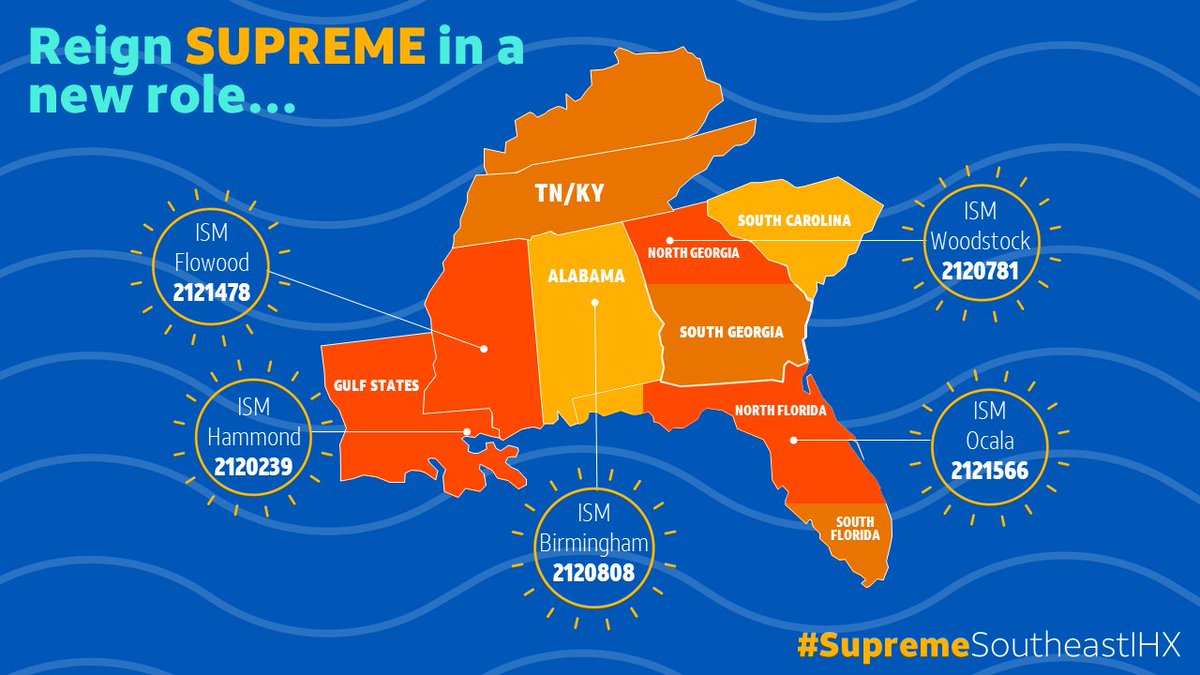 🚨 WE ARE SEARCHING FOR NEW LEADERS IN THE SOUTHEAST 🚨 Check out these ISM openings in CareerPath today (internal employees only) #SupremeSoutheastIHX 👑🔆