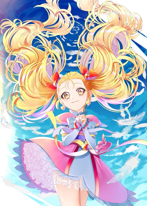 #みなさん去年の今頃はどんな絵描いてましたか 
ちょうど巣ごもり期で初代～マックスハートみてた! 