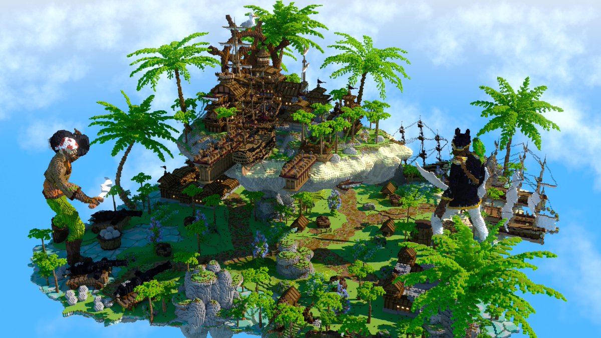 TeamVisionaryBT's tweet photo. Ahoy, mateys! 🏴‍☠️🦜

Feast your eyes on this amazing pirate-themed skyblock bundle!

Now available on the Team Visionary pre-build store.

https://t.co/pTSSfhjZm4 https://t.co/HkqBNjgXvP