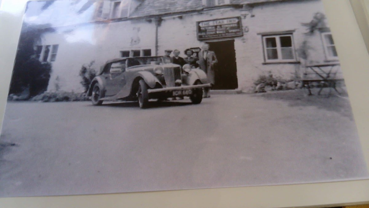 AbodeClearances's tweet photo. Remember the Star Inn at Slad. My grandads car, grandmother my mother and owner of the pub aunt May. https://t.co/HBP8JtQ753