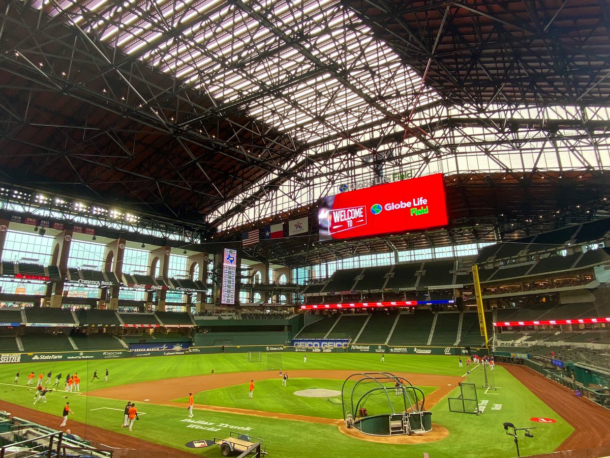 Globe Life Field on X: No more rain delays! The roof will be