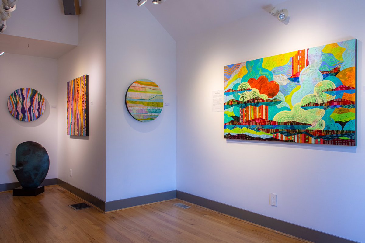 WGalleries's tweet photo. We are delighted to announce that today is the first day of our newest exhibition, Dynamic Reflections, which showcases works by Chin Yuen &amp; Brubey Hu! 

Dynamic Reflections will be on display until May 12.
.
.
.
#chinyuenart #brubeyhu #winchestergalleries #canadianabstractartist https://t.co/N6oqoVRR3T