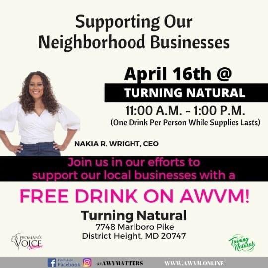 PGPDNews's tweet photo. Today we met with prospective applicants @TurningNatural in Forestville while showing our support for #AWVM (A Woman’s Voice Matters), a local business. We look forward to more events like this in our community. #PGPD #FirsttoServe https://t.co/d8n0MUzGzL