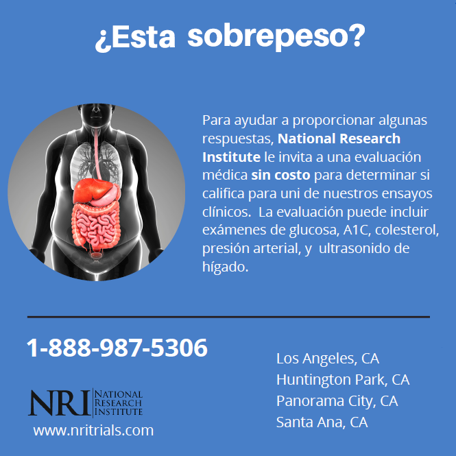 NRITrials's tweet photo. Esta sobrepeso? ¡Es posible que podamos proporcionar algunas respuestas!
Struggling with your weight? We may be able to provide some answers!
#sobrepeso #obesity #overweight https://t.co/CzWid46Dnl