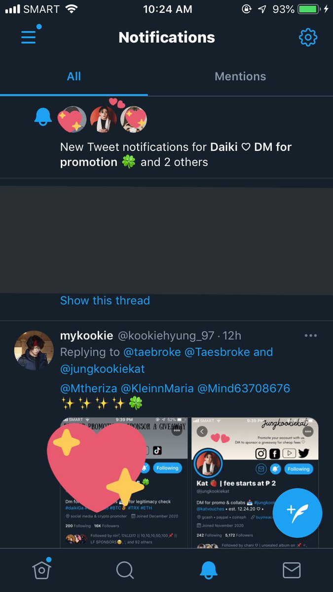 @katpromotes Ako ate ito lng yung na save na meron ako sa inyu matagal na kasi yan Jan pa ata yarn since January din ako nag simula pag join nang com gaw.. Madami pa nga kayong palaro dati sa jungkookiekat tsaka naalala ko yung pfp nyo si jk parang kundoktor my towel sa leeg nakaka 🔥
Skl-