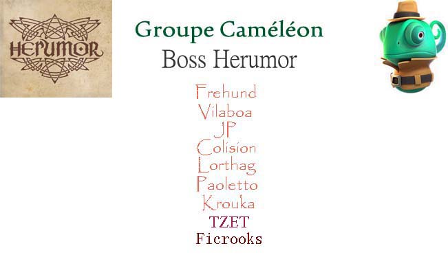 Here is the group of Herumor, we adapt to all kinds of combat, we go from red to blue easily, good luck