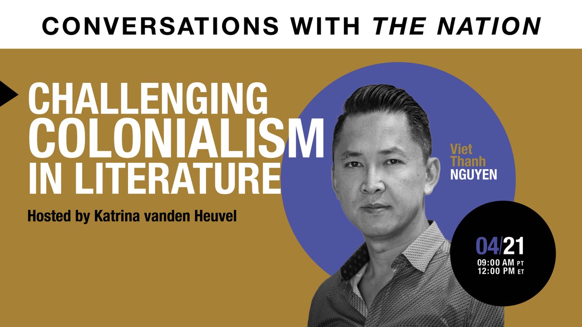 Join @viet_t_nguyen in conversation with @KatrinaNation discussing his own experience as a refugee in America, anti-Asian violence through history, and some of the ways he thinks people can help their communities. https://t.co/GVS6bnGHVu https://t.co/vCjLYU5jS1