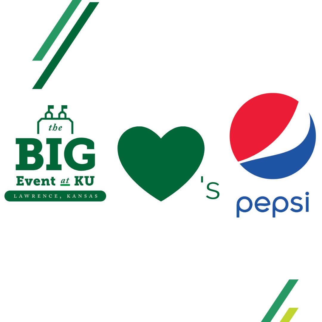 Be sure to grab a Pepsi before kickoff courtesy of our sponsor!

Thank you <a href="/pepsi/">Pepsi</a> for sponsoring KU’s largest single day of service!