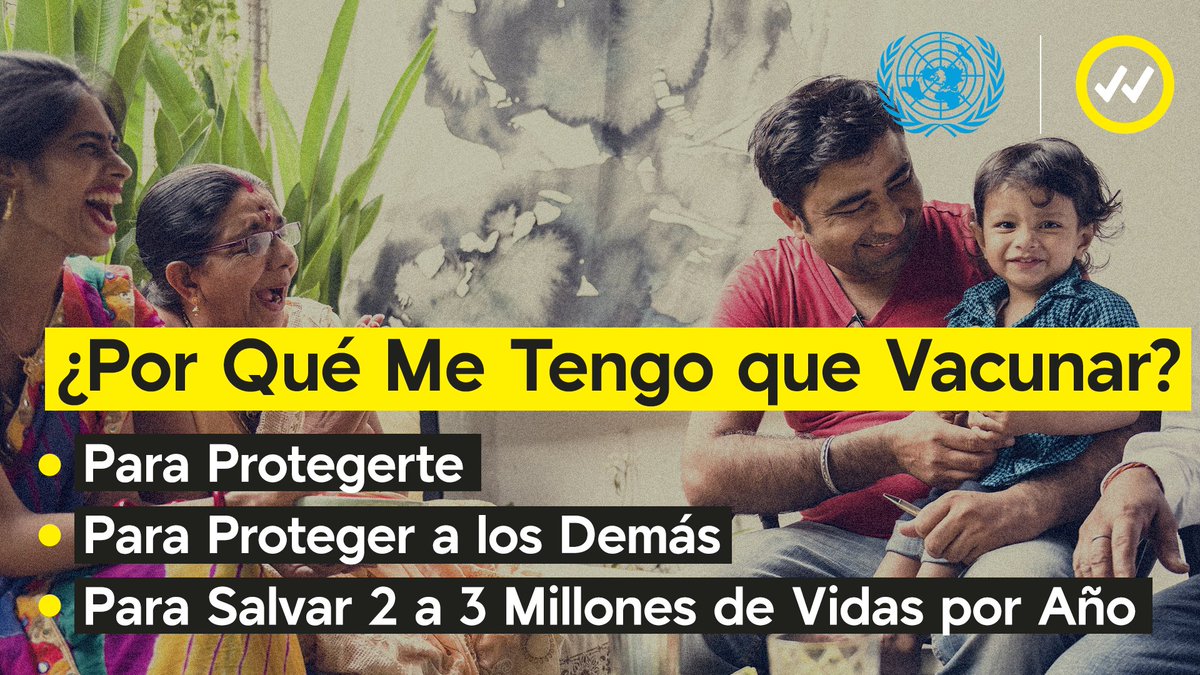 ONU_es's tweet image. ¿Cómo hablar con alguien que está indeciso sobre la vacuna contra la #COVID19?

Ofrécele información confiable y precisa para que pueda tomar sus propias decisiones informadas.

#SoloJuntos podemos ponerle fin a esta crisis más rápido. shareverified.com/es/onlytogethe…