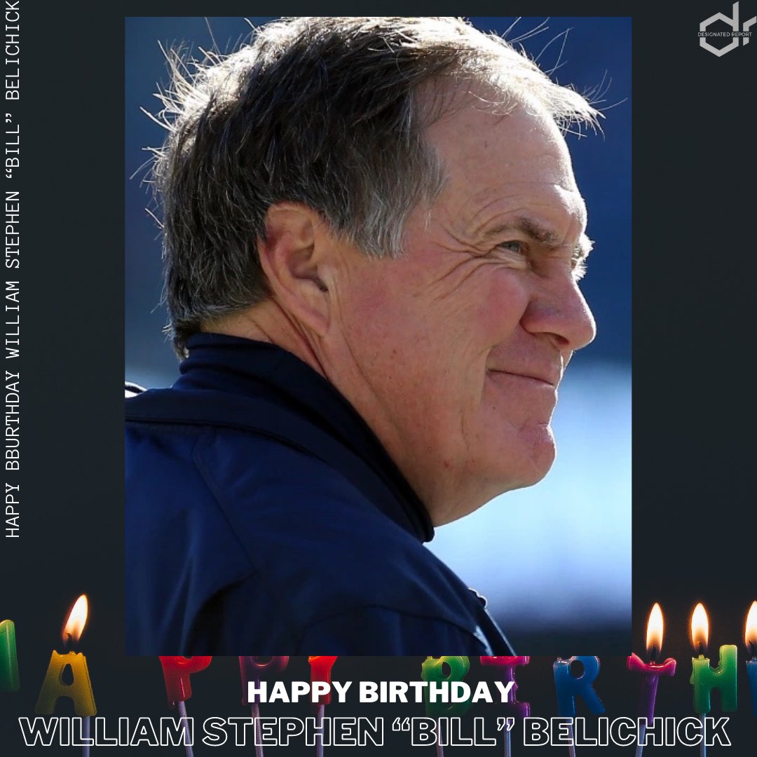 Another GOAT celebrates a birthday today.

Happy 69th to head coach, the great Bill Belichick.  