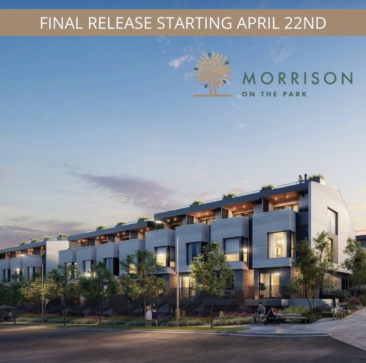 creodevelopment's tweet image. Our FINAL RELEASE of Morrison on the Park is coming April 22nd! Don’t miss out on your last chance to choose Parkside living with luxe interiors. 16 new homes and one brand-new floorplan with the most direct ocean and city views will be released next week. morrisononthepark.com