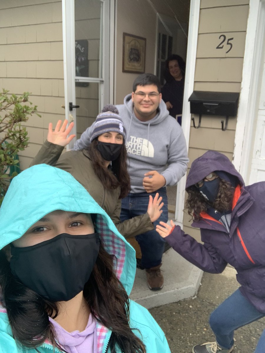 HealthMrsV's tweet photo. Rain, sleet, and/or hail... nothing stops our deliveries to our SB Seniors! Congrats Class of 2021! @SBRHSBrels @PEMolli https://t.co/CbCBfjcXhs