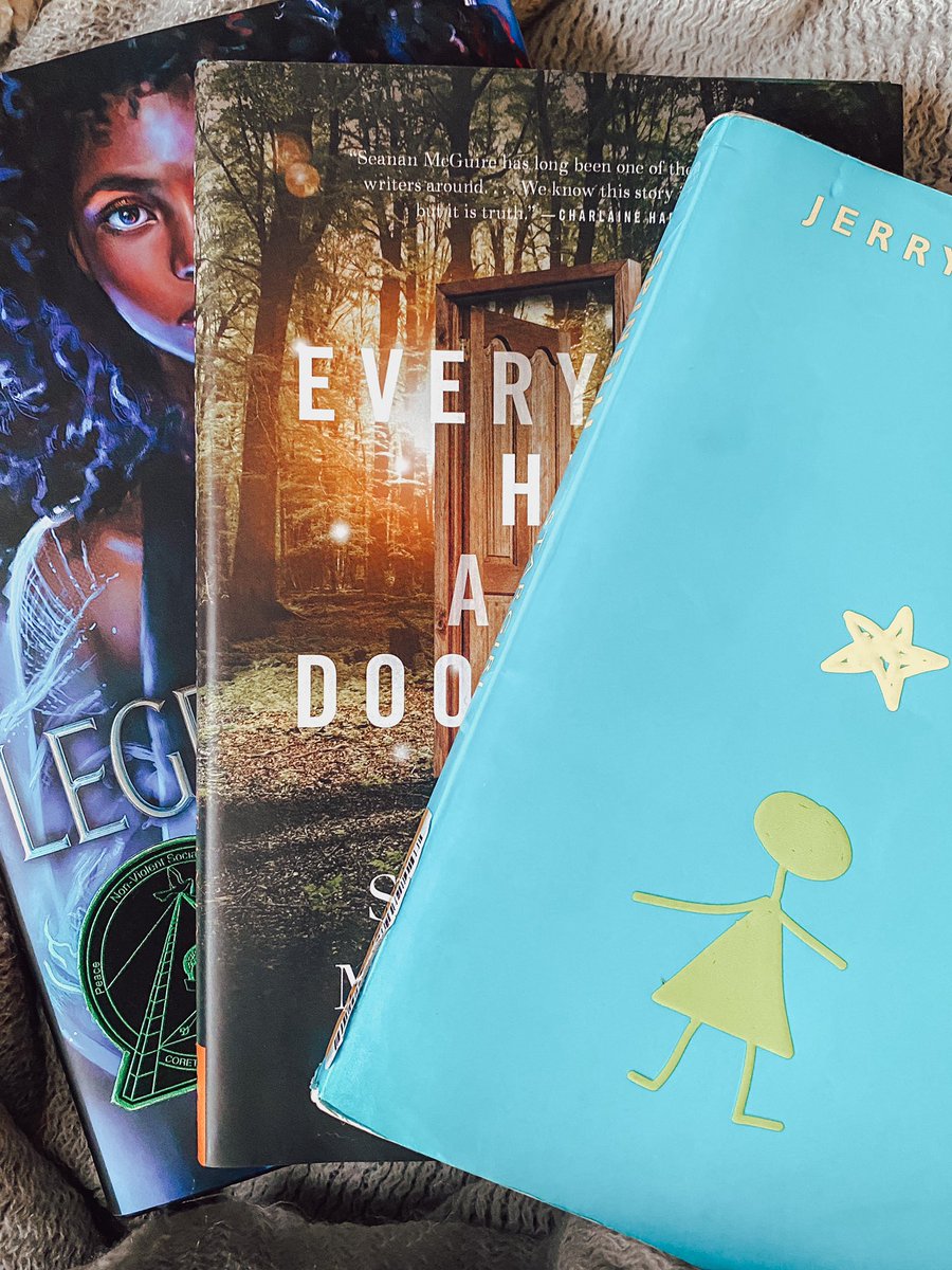 ilikelettuce's tweet photo. @goodreads Finishing up a re-read of Stargirl and then I’m torn between starting Legendborn or Every Heart a Doorway 🤔 https://t.co/vDBsXoXpix