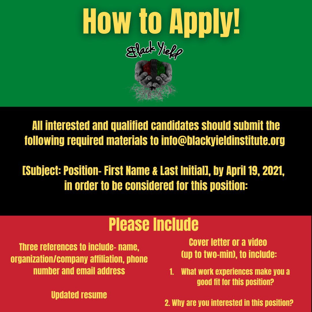Black Yield Institute tweet media