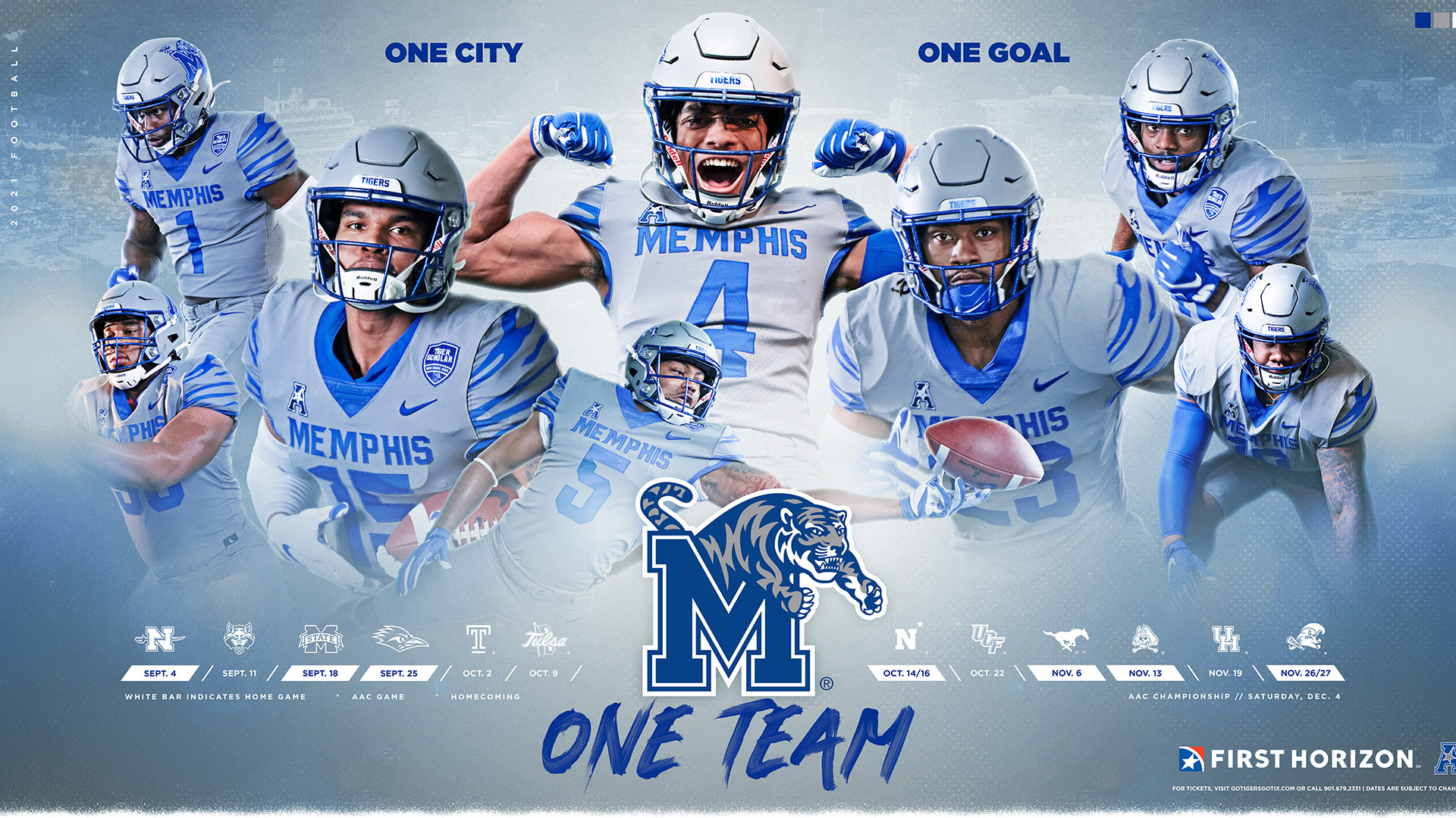Memphis tigers football schedule outlet