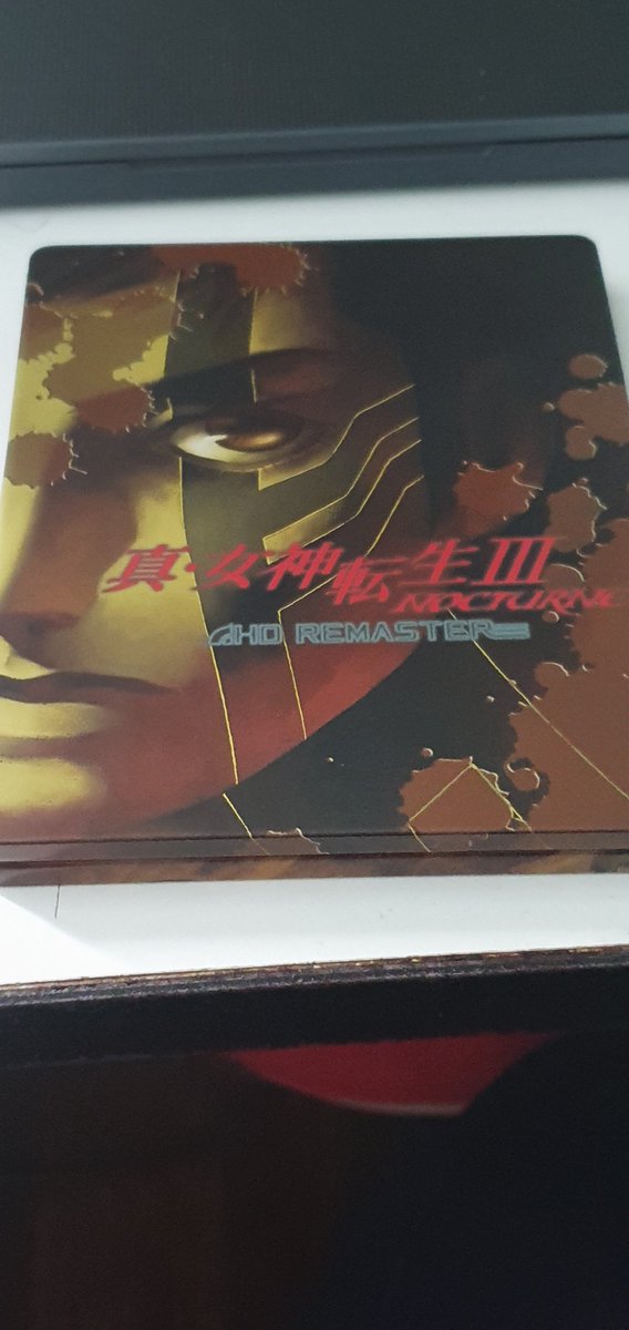 NocturneDream's tweet photo. #AtlusFaithful it's too bad @Atlus_West hates its #Mainline fans and only does this stuff for #Persona, I had to import this amazing Geo Steelbook from overseas. @AtlusFaithful this steelbook is amazing. Love it way more than the P5 Royal one. https://t.co/edbsk0ZmwJ