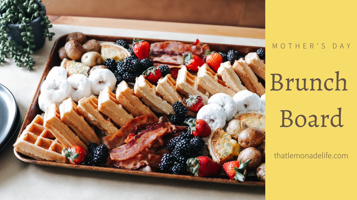 I don't know why throwing food on boards is so much fun, but I'm here for it! If you are too, check out this post all about how to create a fun Mother's Day brunch board! thatlemonadelife.com/how-to-create-… #brunch #MothersDay #MothersDay2021 #recipe #BloggersHutRT #cosybloggersclub