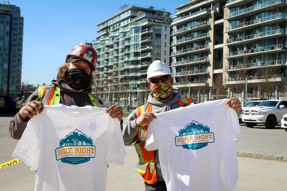 BosaConstruct's tweet photo. For #ConstructionMonthBC, Tesoro received some awesome swag from the #BCCA &amp; a gift card from #DALINA! 

Thank you to the skilled trades that keep our industry moving forward. It is because of you that we are able to keep doing what we love, build.

#LunchBoxChallenge https://t.co/0A7uvDP8ow
