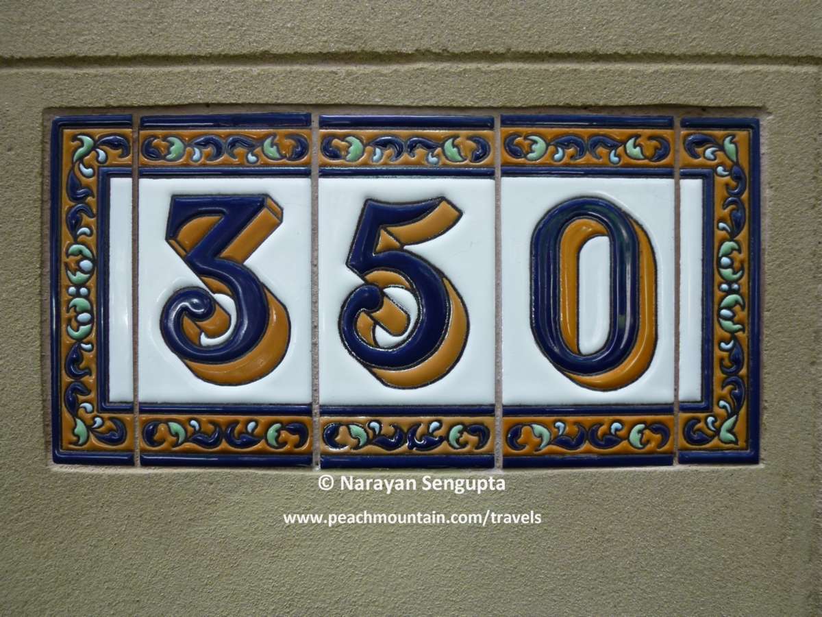 Savannah - 5/  #travel  #history  #Georgia  #USA – Pretty address markers are just one way in which Savannah residents show their love of home.
