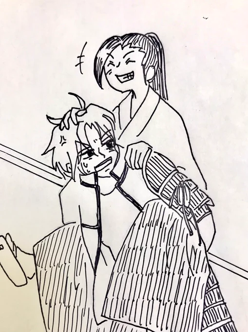 #見た人もなにか無言で2人組をあげる 