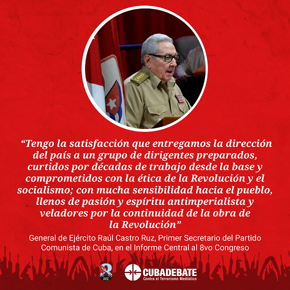 InesMChapman's tweet photo. Cuanto honor participar en el #8voCongresoPCC, todos los delegados e invitados, cumpliendo las medidas sanitarias, sesionan en comisiones, opinan con claridad. El bloqueo yanqui afecta a la economia y a todo el pueblo, aumentar la eficiencia, defender la #RevolucionSocialista. https://t.co/YmoTYUphxU