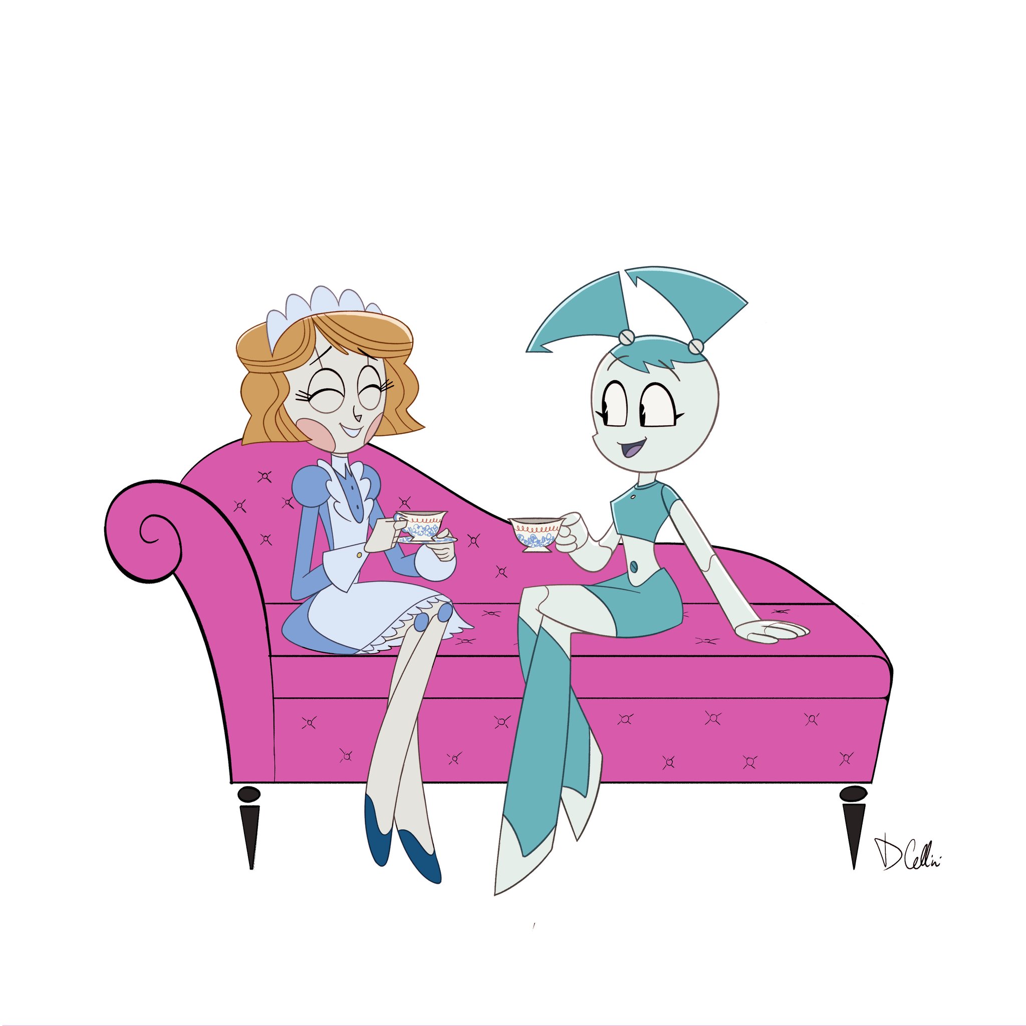 Anthony LoGatto on X: Got this commission from the creator of Emmy the  Robot, @DomCellini_Art. Here, we see Emmy talking with Jenny Wakeman about  their respective duties as robots. MLaaTR EmmytheRobot  t.co2e66kpsxaf 