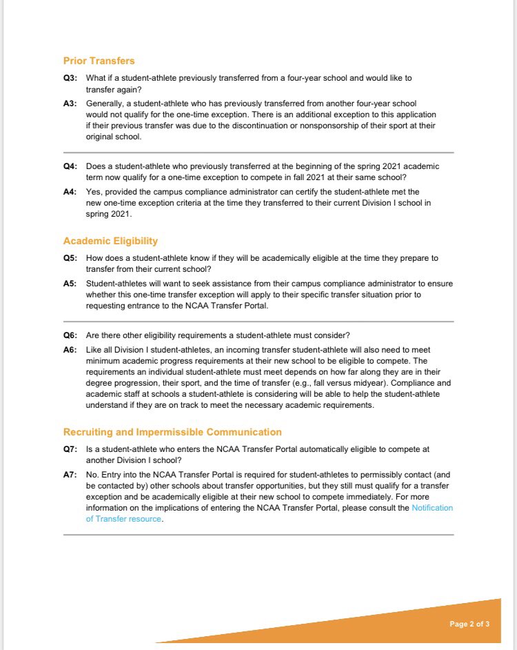 UAlbanyBylaws's tweet image. One-Time Transfer FAQ - Hot Off The Press!
