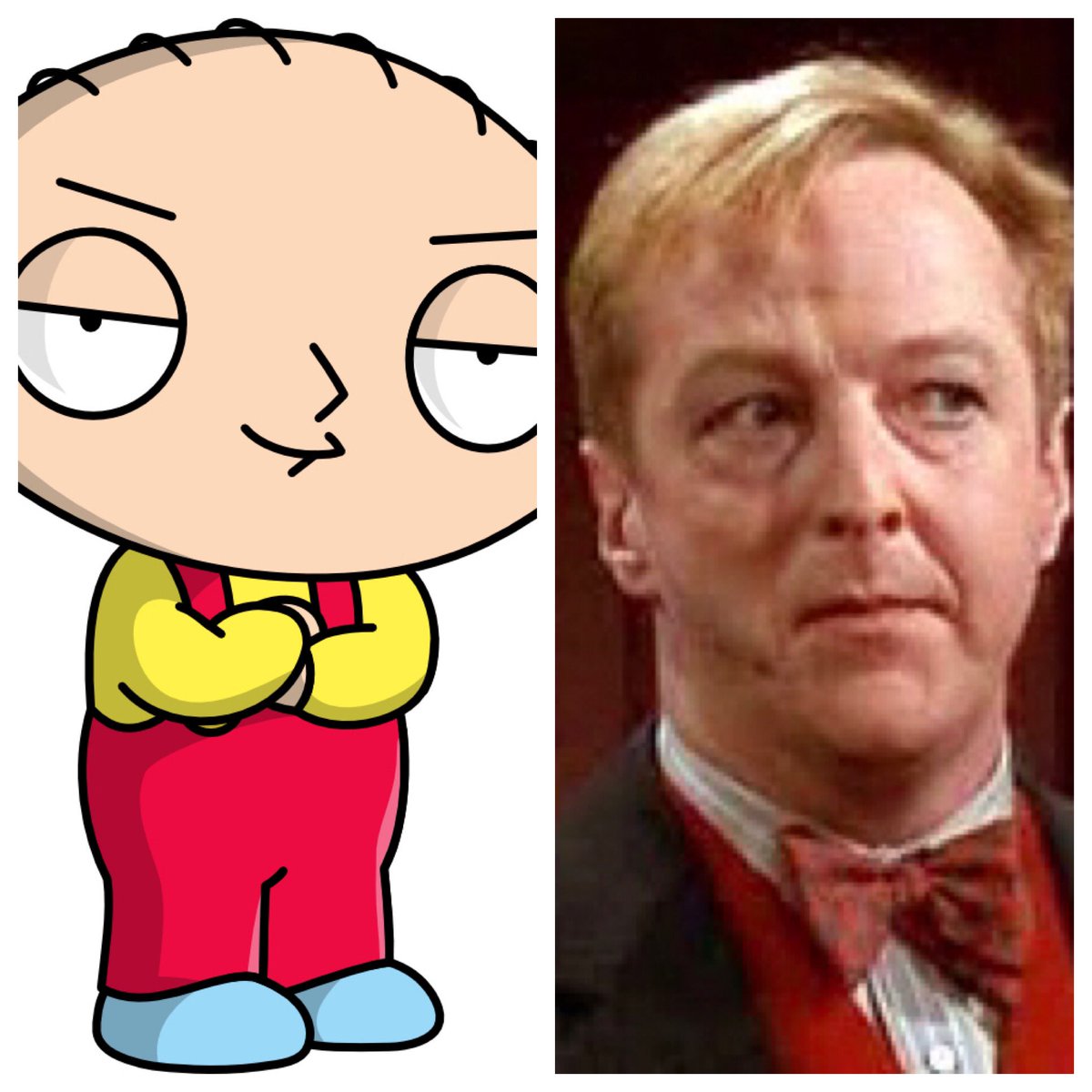 If @FamilyGuyonFOX ever did a live non-animated #familyguy episode, #EdwardHibbert would be (adult or not) #Stewie