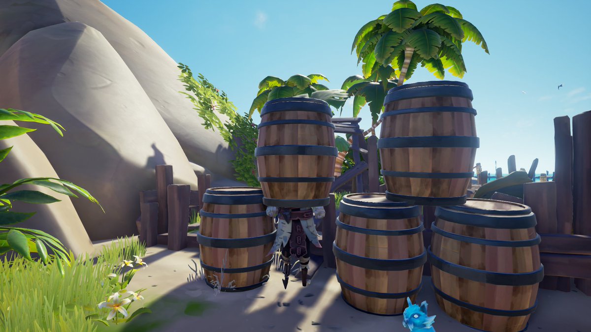 If I can't see you. You can't see me. @SeaOfThieves #bemoreBarrel #bemorepirate