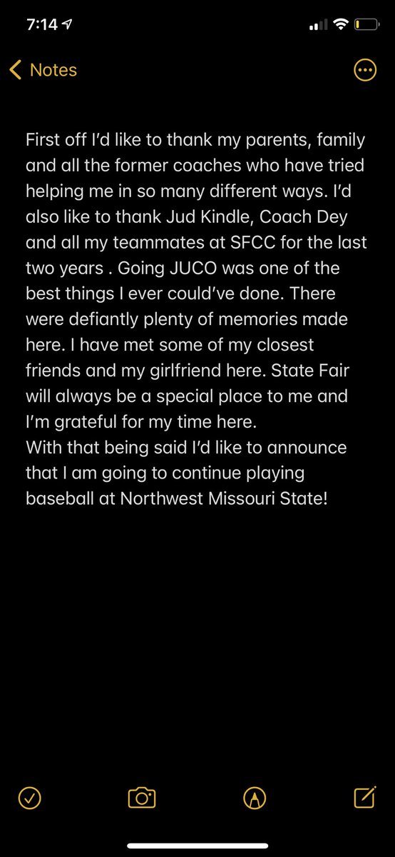 aclark1885's tweet image. @jordan_dey5 @JudKindle @sfccmoAthletics  Last Stop!