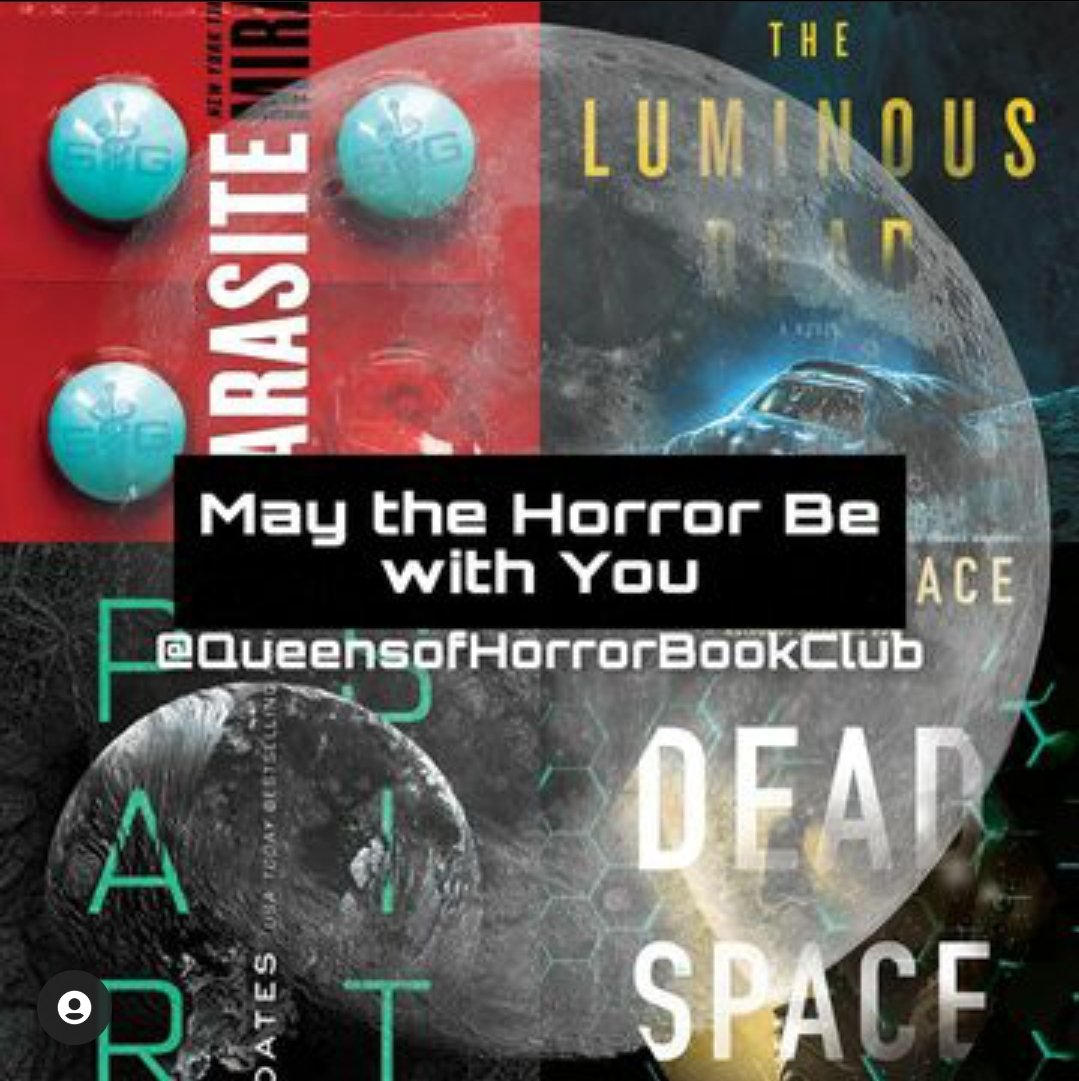 Votes counted! May's books are
THE LUMINOUS DEAD by @see_starling
PARASITE by Mira Grant @seananmcguire
DEAD SPACE by Kali Wallace
PARASITE by @darcycoates 

#maythehorrorbewithyou