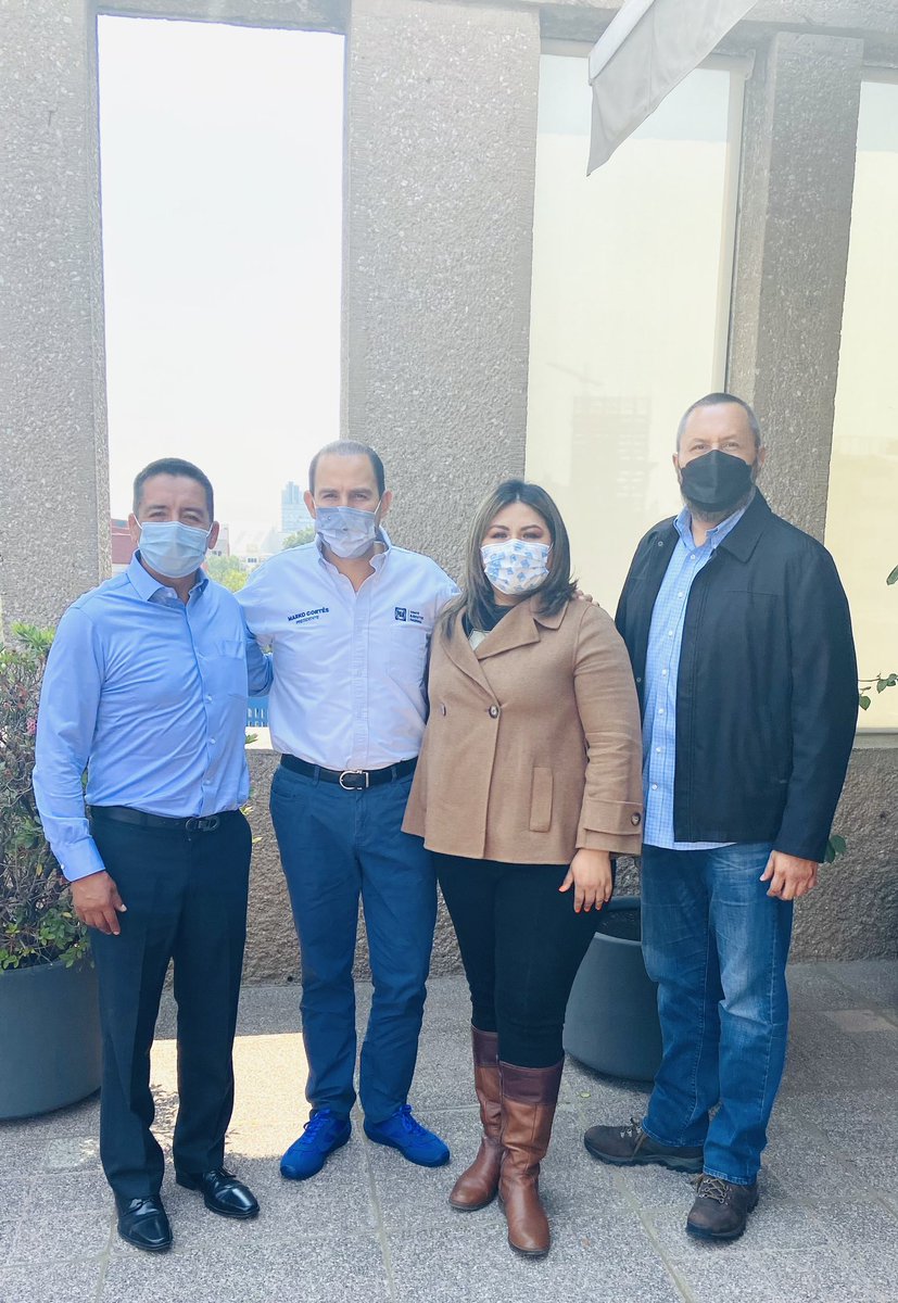 Agradezco el diálogo y la confianza de Marko Cortés, presidente nacional del Partido Acción Nacional, Genoveva Huerta, presidenta estatal y de José Luis Ovando Patrón, delegado  en Puebla, para refrendar el compromiso de seguir fortaleciendo a nuestro partido.
#SanAndresCholula