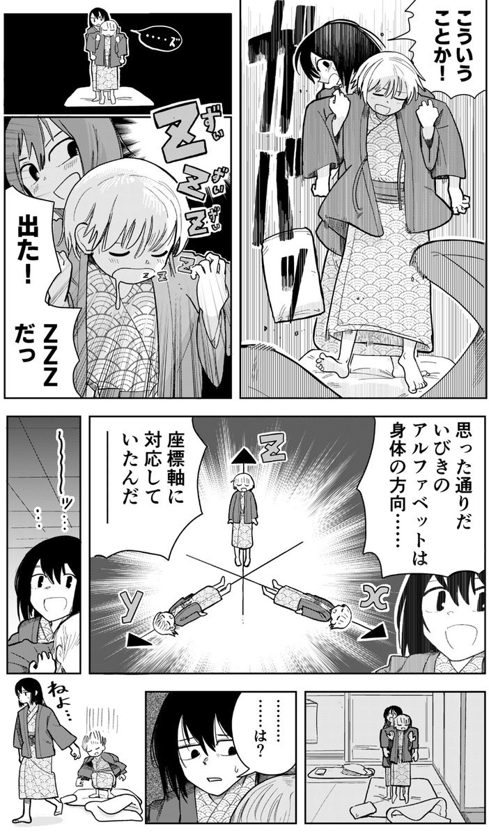 友達と旅館にお泊まり漫画です 