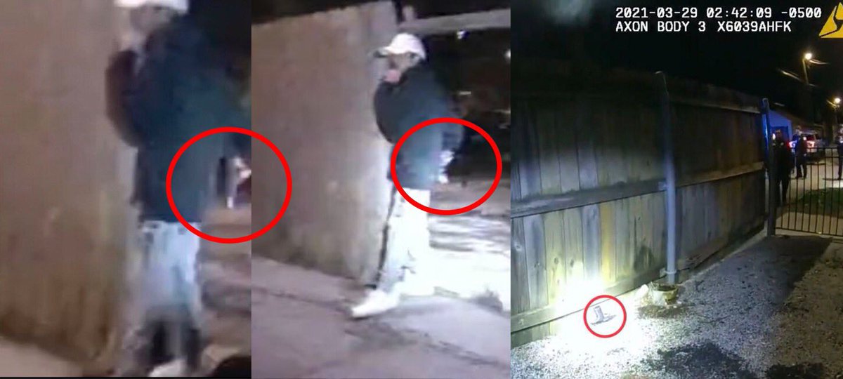 I see this image has been deliberately omitted from media reports of 13 year old Adam Toledo’s death. They’ve even interviewed someone who suggested the firearm was planted by police. Such irresponsible anti police reporting. Normal business resumes.