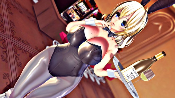 変装して闇カジノに潜入したけどあっさり見つかって奉仕専門バニーガールに調教されてしまううちのこエステルちゃんのSS #COM3D2 