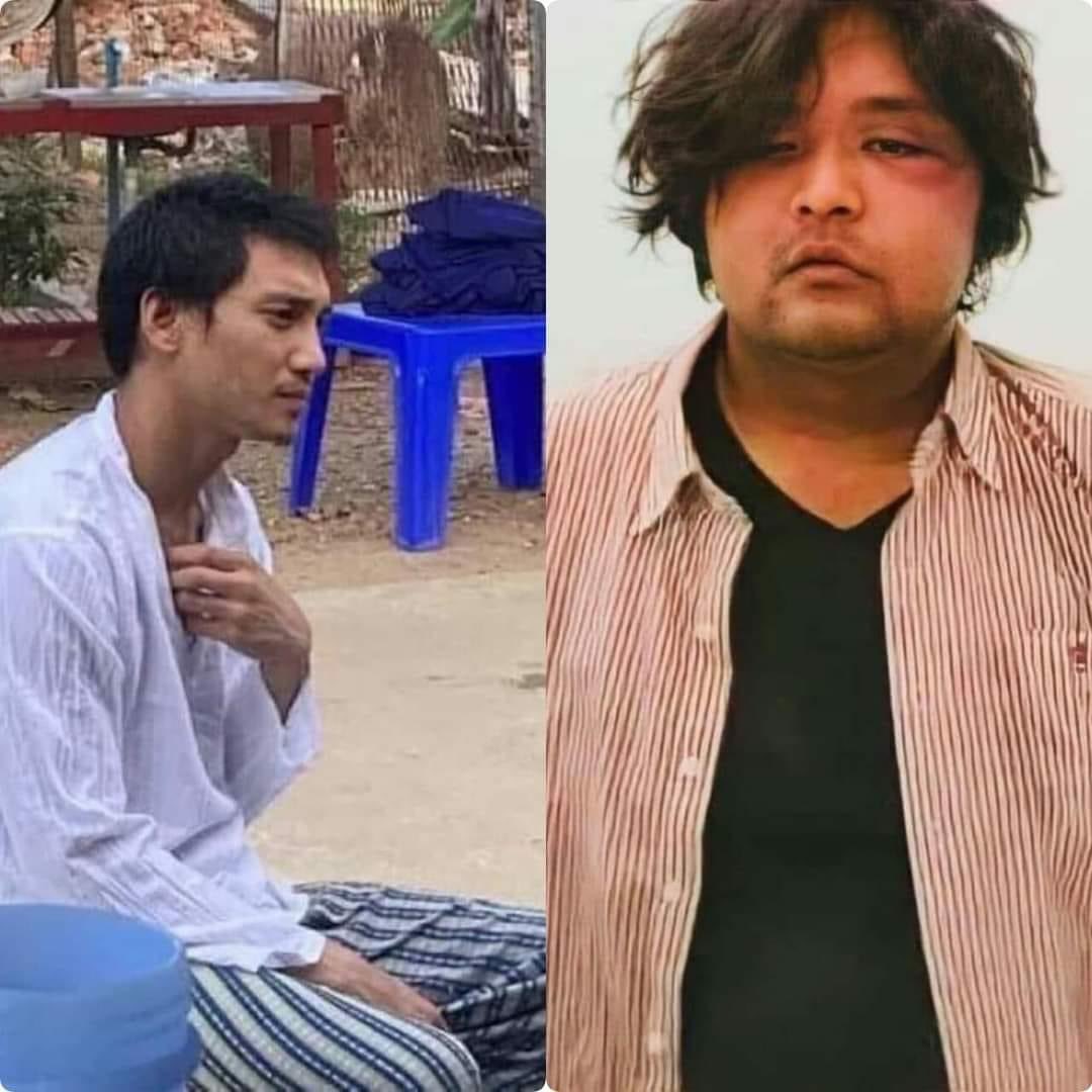 KyawAron's tweet photo. Photo of wai phyo naing and Paing thakon who was arrested by terrorists last few days....We must win , for our fallen hero we must .#CrimesAgainstHumanity #WhatIsHappeningInMyanmar #ChinahelpMilitaryCoupforOwnbenefit #SAVEMAYANMAR https://t.co/13WSuZNY2n