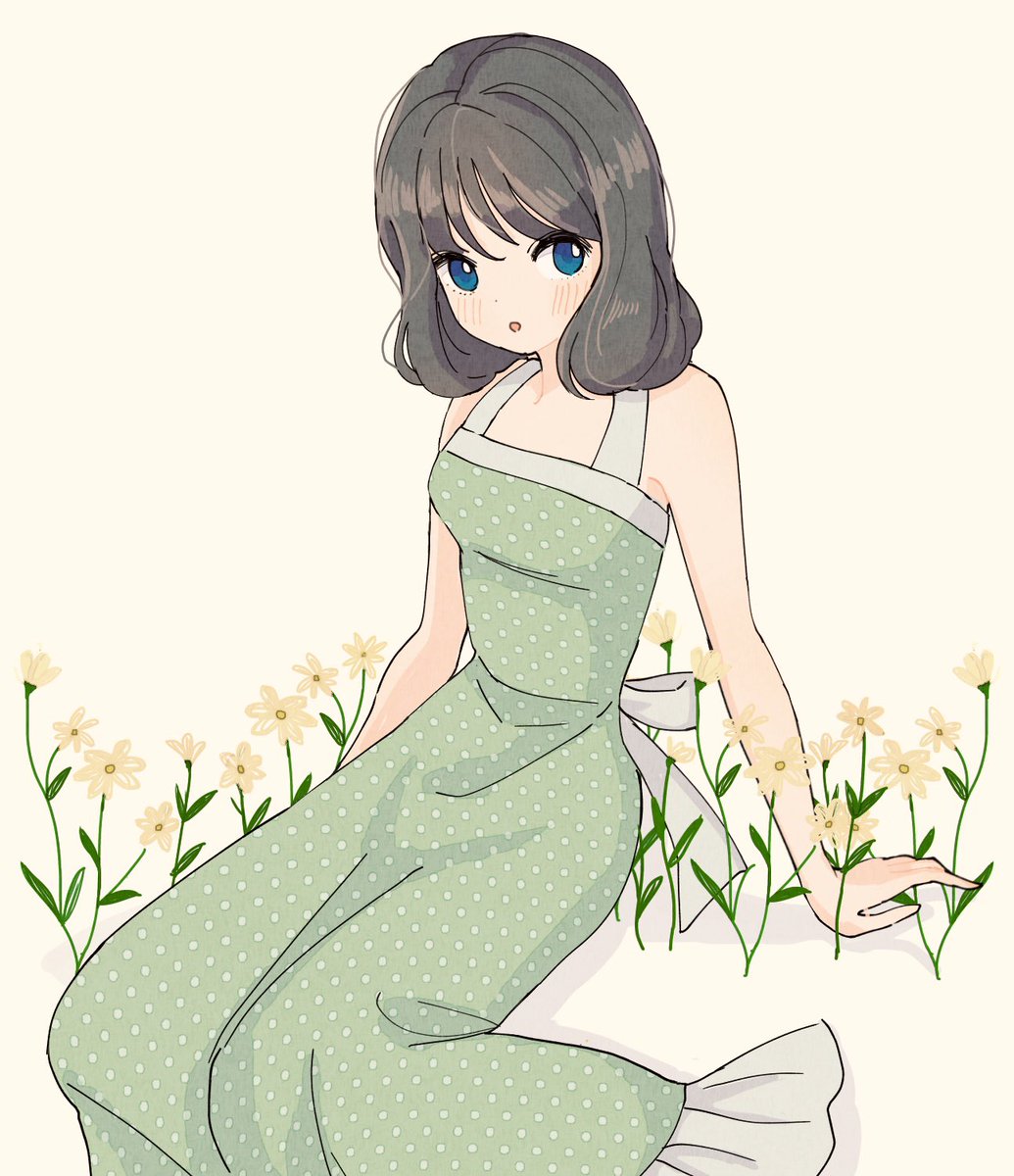 すーらん 昭和っぽい女の子 イラスト Illustration