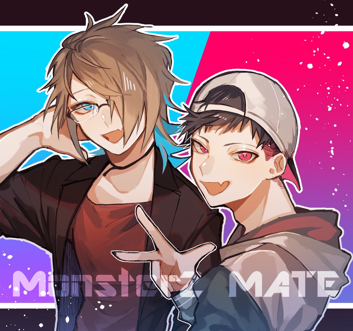 見た人も何か無言で二人組をあげる Ikぉのイラスト