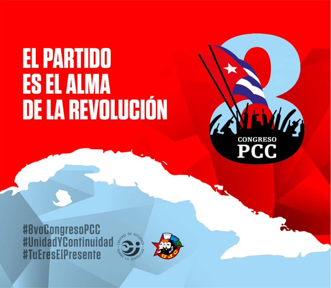 'La razón es nuestro escudo' #JoséMartí 

Seguimos #ConquistandoUnSueño 
#Cuba 
#8voCongresoDelPCC