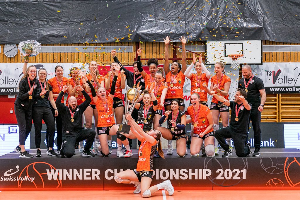 A couple of #ProDuck champs 🏆

Congrats to <a href="/abenson_10/">Amanda Benson</a> and <a href="/lolaurennnn/">Lauren Page⁶</a> on winning the Swiss pro volleyball title with NUC Volleyball! #GoDucks