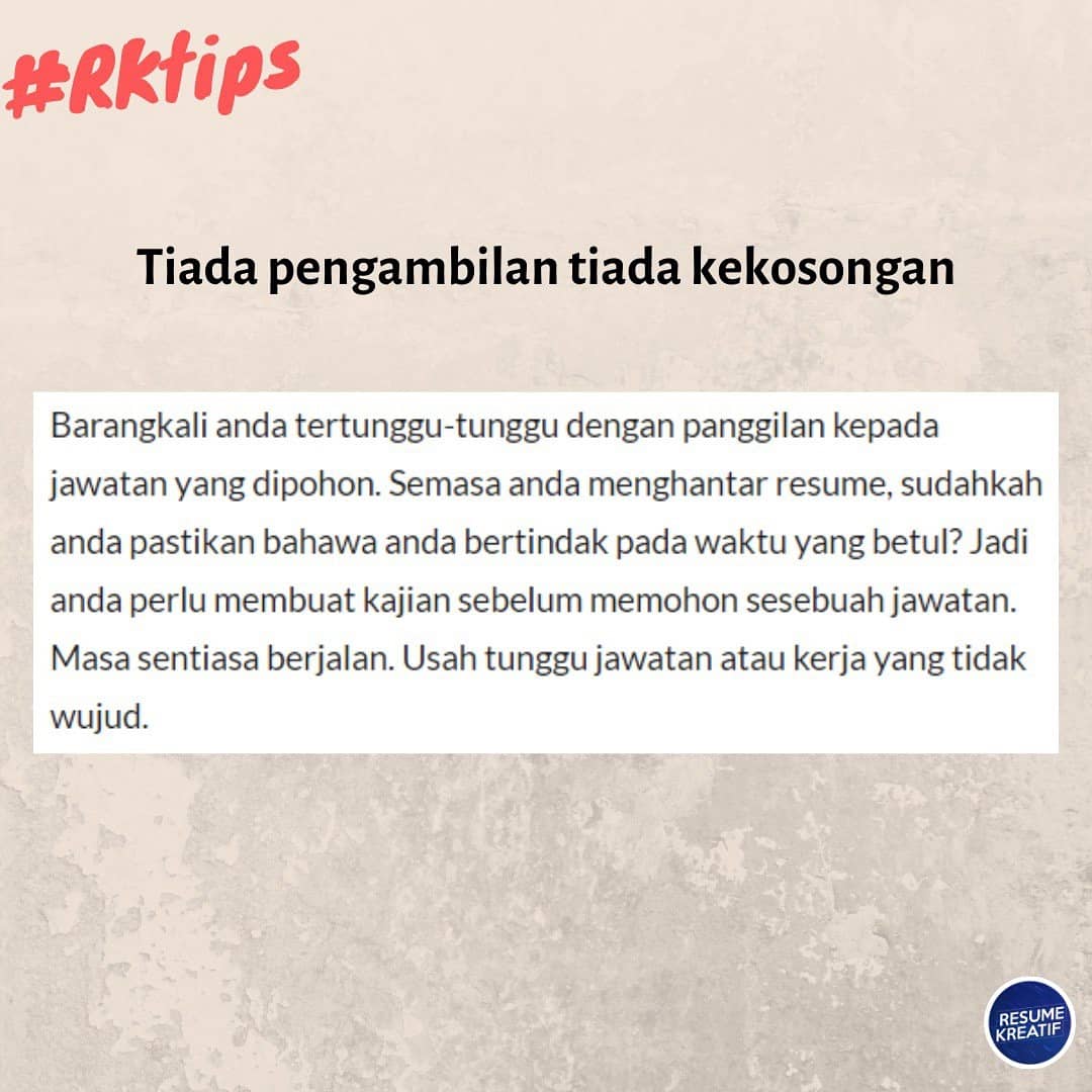 syuimns's tweet photo. Sebab kenapa TAK PERNAH dpt panggilan temuduga KERAJAAN
✨ JOM BACA
#infographic #malaysia #career #viral #careerpath #kerja #kerjakosong #jawatankosong #coverletter #tipsinterview #interviewtips #dofollowback #kerjadarirumah #carikerja #parttimejobmalaysia https://t.co/0cCyMrNImj