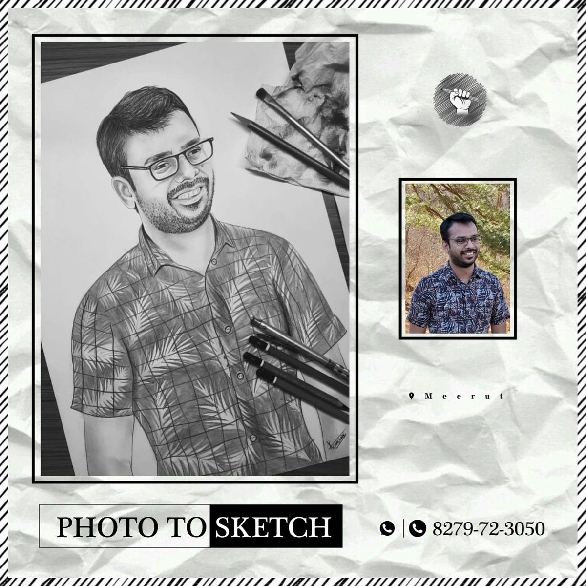 sketchiography's tweet photo. Congratulations to Sakshi Garg🌟 Starting a new journey ahead !
#portait #sketch

Video: https://t.co/vkeyOezTOo

Visit Sketchiography 

Mail: info.sketchiography@gmail.com
Thank You!

#sketch #portraits #ArtistOnTwitter https://t.co/5axt5beHqz