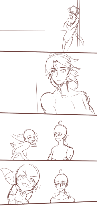 2nd time drawing Xiao then a wild Zhongli appears, quoting Daily Lives of Highschool Boys