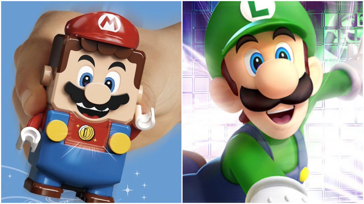 IGN's tweet image. Following a firmware update, LEGO Mario has started calling for his brother Luigi... who has yet to get the LEGO treatment. 👀 bit.ly/3mV2Y8V