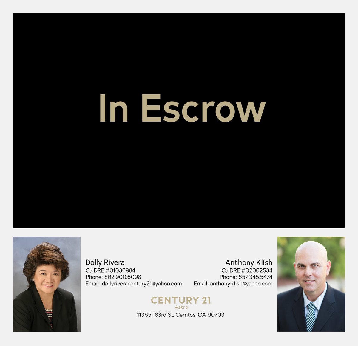 KlishSoldMine's tweet photo. Our clients, looking for an investment property, found a cozy 1 bedroom, 1 bath condo in a great community near The Beach.  Thrilled to be going into escrow so quickly after starting our search.
#century21 #whosyourrealtor  #whosyouragent  #klishsoldmine  #realestate #realtor https://t.co/vdgYpynojc